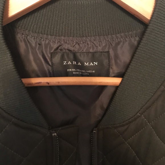 Zara Green Men’s Bomber Jacket - Picture 4 of 5